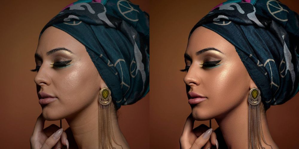High-end photo retouching example 1