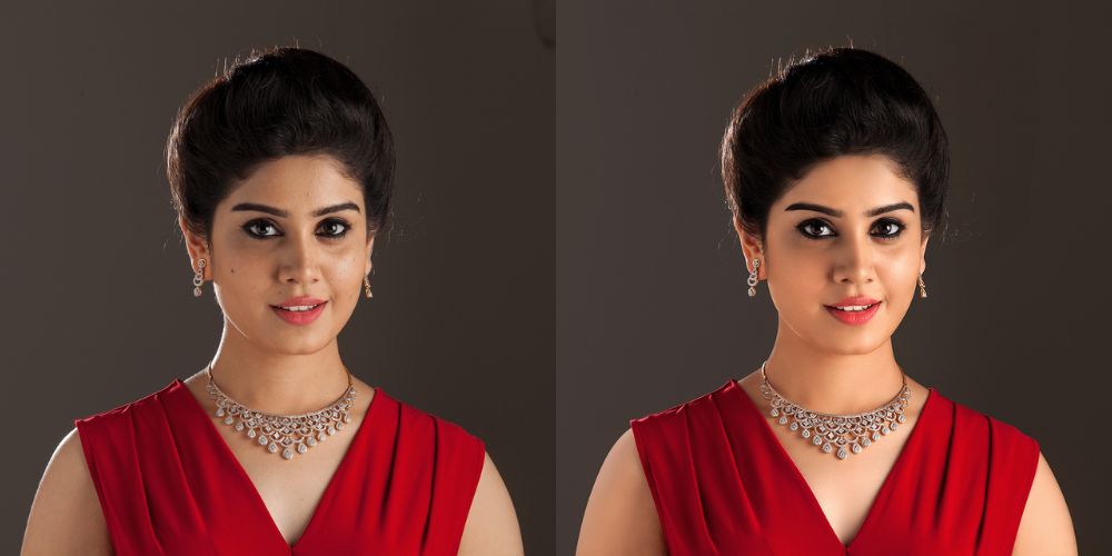 High-end photo retouching example 2
