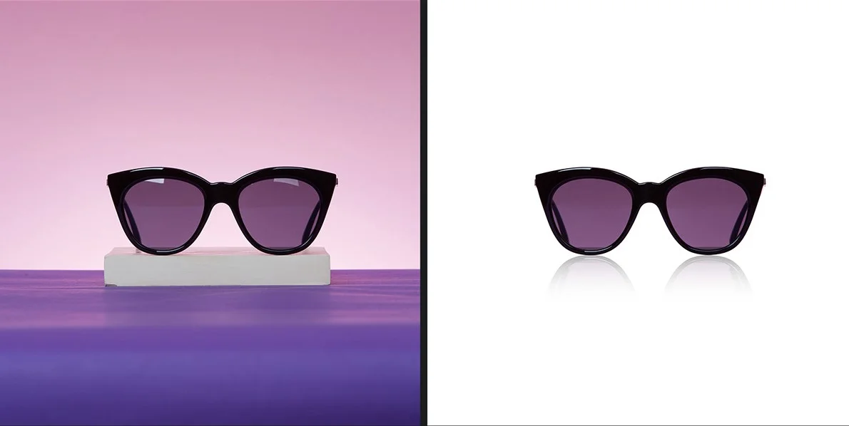 Professional drop shadow example for product photo editing
