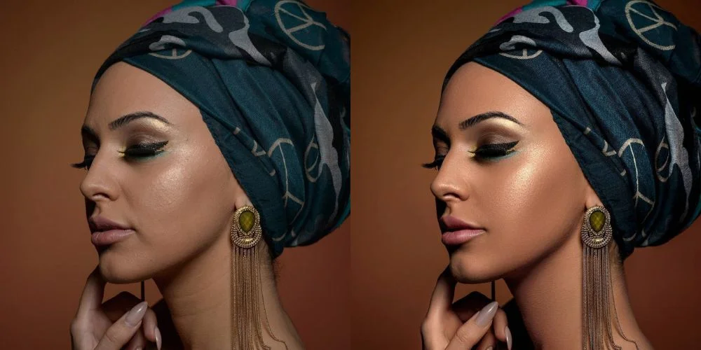 High-end editorial retouching