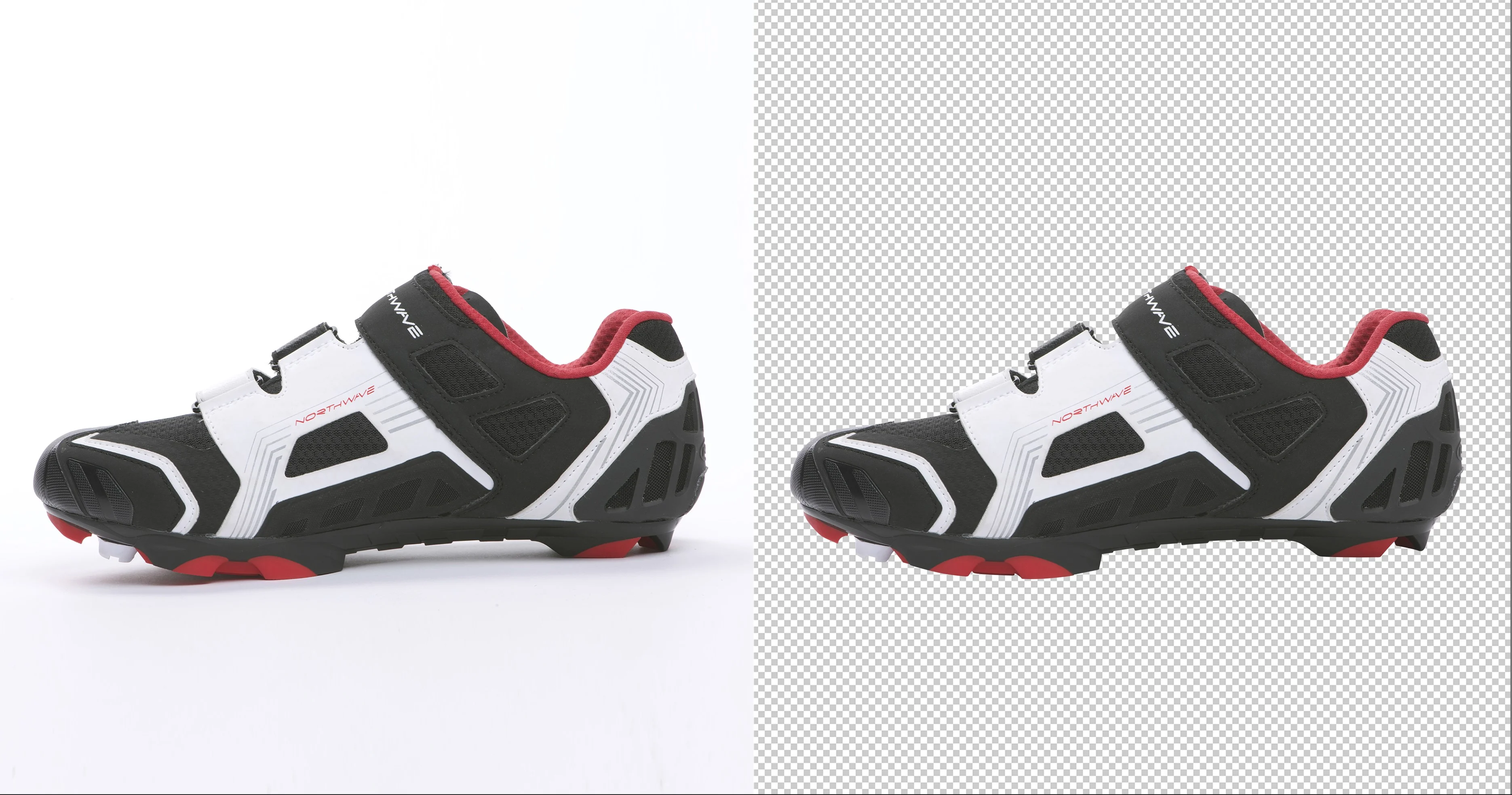 Grouped items with medium clipping path