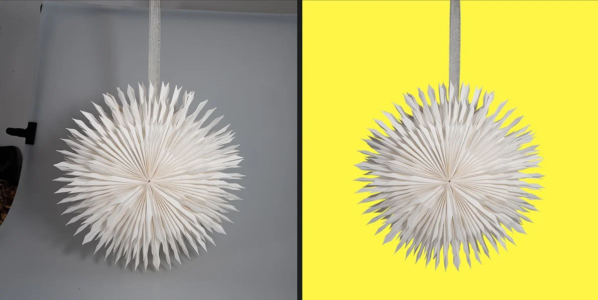Medium image masking output