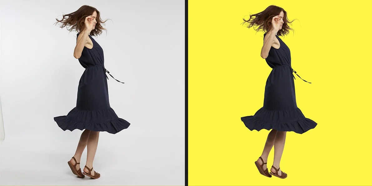 Image masking before-after feature image