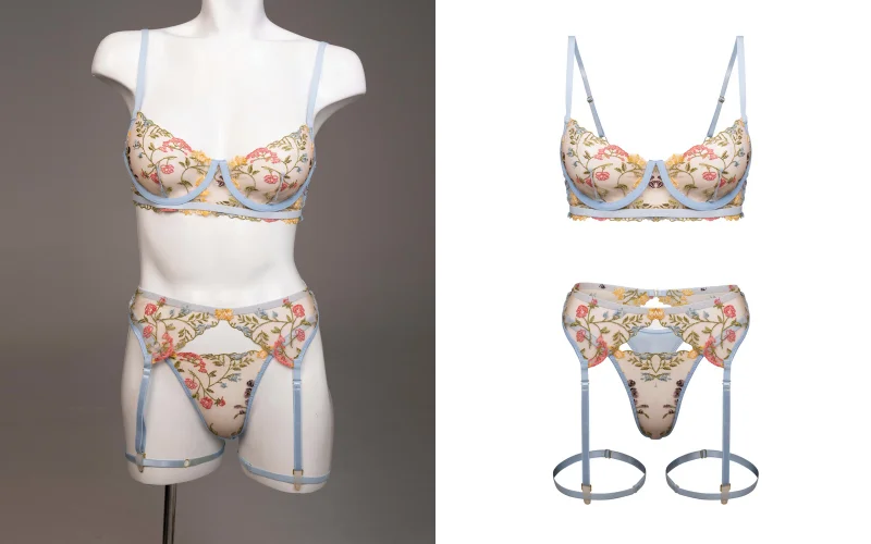 Undergarment ghost mannequin editing services